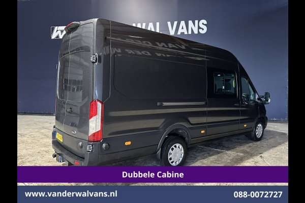 Ford Transit 2.0 TDCI 185pk L4H3 Dubbele Cabine Euro6 Airco | 6-Zits | Camera | Cruisecontrol Parkeersensoren, 2800kg trekvermogen