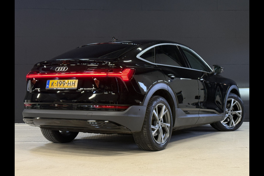 Audi e-tron Sportback 50 quattro edition 71 kWh | Leder | Stoelverwarming | Navi | Luchtvering | Virtual Cockpit