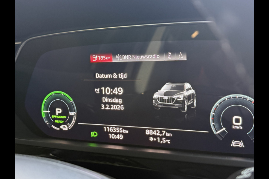 Audi e-tron Sportback 50 quattro edition 71 kWh | Leder | Stoelverwarming | Navi | Luchtvering | Virtual Cockpit
