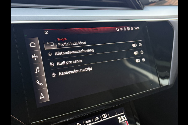 Audi e-tron Sportback 50 quattro edition 71 kWh | Leder | Stoelverwarming | Navi | Luchtvering | Virtual Cockpit