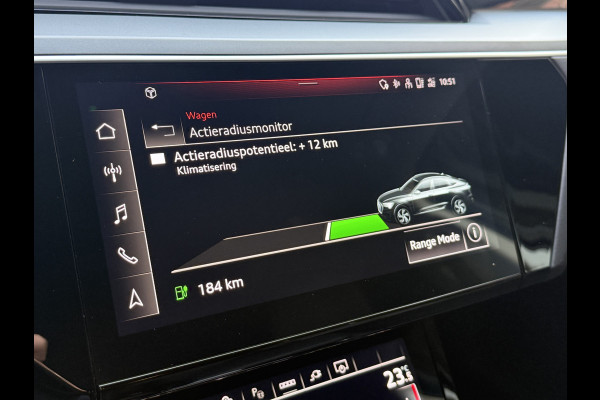 Audi e-tron Sportback 50 quattro edition 71 kWh | Leder | Stoelverwarming | Navi | Luchtvering | Virtual Cockpit