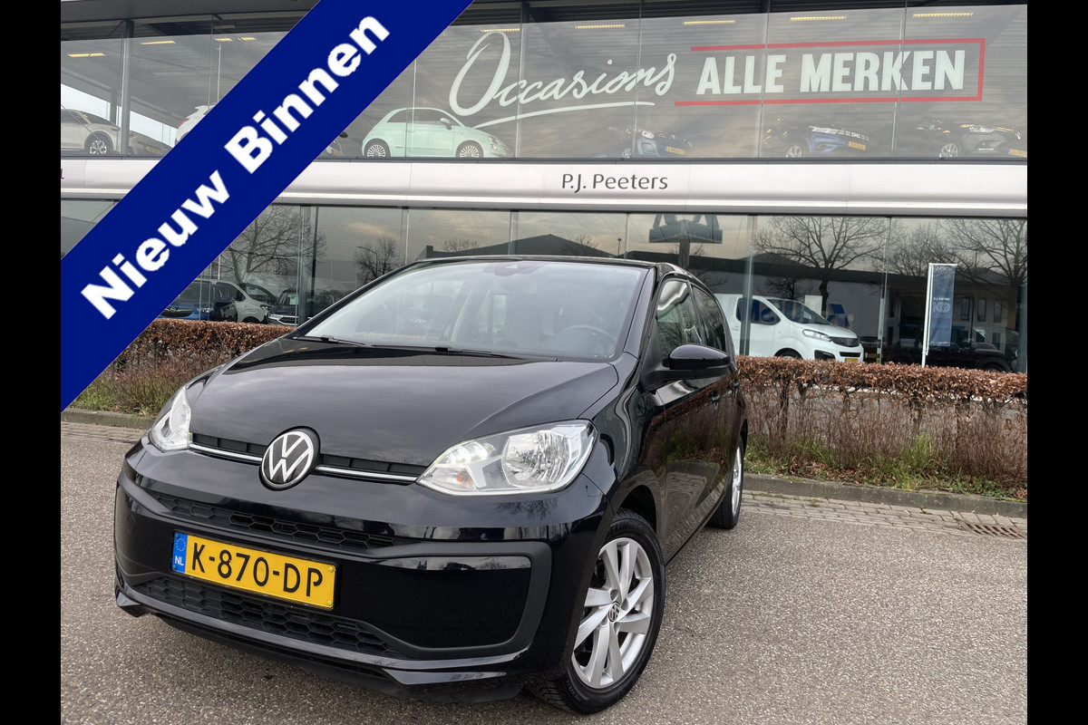 Volkswagen up! 1.0 BMT move up! Airco - Alarm klasse 1 - Bluetooth - Licht metalen velgen 15 inch - Radio - Hill hold functie - Regensensor - Start/stop systeem - Bandenspanningscontrole systeem