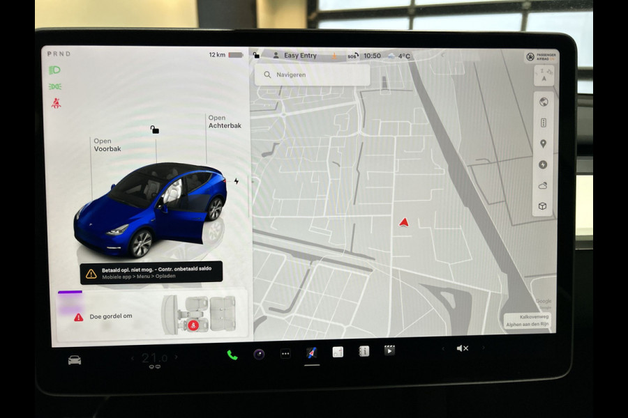 Tesla Model Y Long Range AWD 75 kWh Panoramadak | Wit leder!