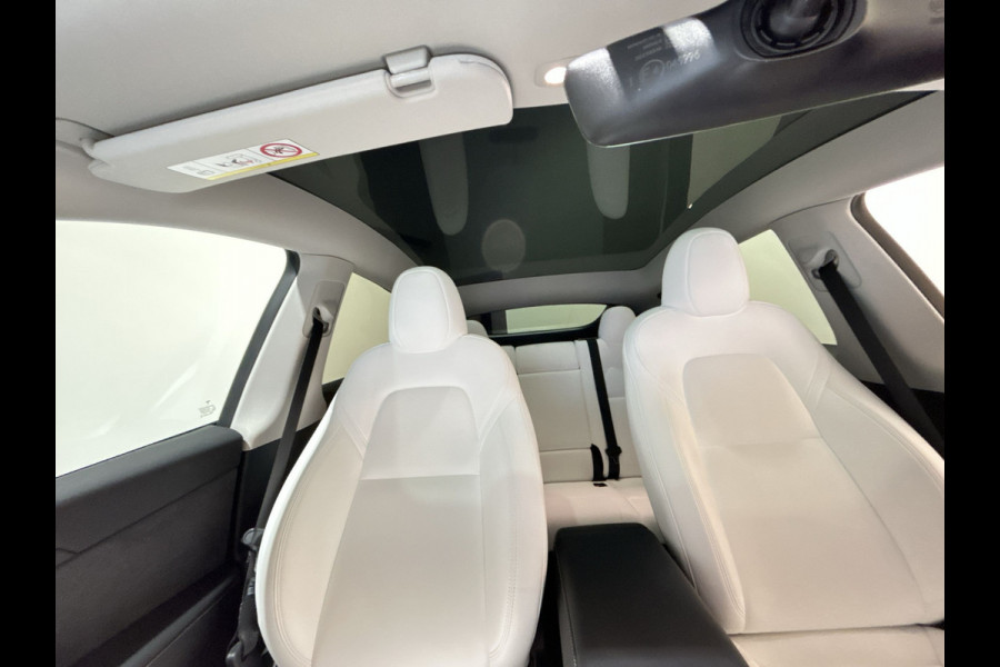 Tesla Model Y Long Range AWD 75 kWh Panoramadak | Wit leder!