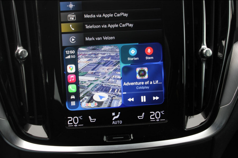 Volvo V60 B3 163PK Automaat Momentum Advantage Lederen bekleding / Apple Carplay / Cruise control / Stoelverwarming / Stuurwielverwarming / lichtmetalen velgen / Road Sign information