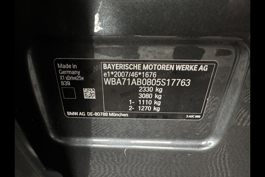 BMW X1 xDrive25e eDrive Edition (INCL.BTW) *HEAD-UP | LEATHER | FULL-LED | HARMAN/KARDON | HEATED-COMFORTSEATS | NAVI-FULLMAP | ECC | PDC | CRUISE | 17''ALU | TOWBAR*