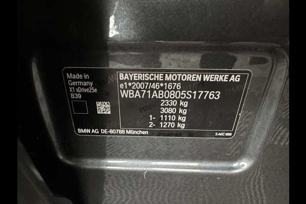 BMW X1 xDrive25e eDrive Edition (INCL.BTW) *HEAD-UP | LEATHER | FULL-LED | HARMAN/KARDON | HEATED-COMFORTSEATS | NAVI-FULLMAP | ECC | PDC | CRUISE | 17''ALU | TOWBAR*