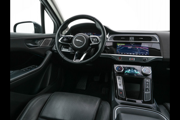 Jaguar I-PACE EV400 Business Edition S 90 kWh {SOH-89%} (INCL-BTW) *HEATPUMP | PANO | LEATHER | MERIDIAN-AUDIO | FULL-LED | HEATED/COOLED-COMFORTSEATS | DAB+ | CAMERA | DIGI-COCKPIT | NAVI-FULLMAP | ECC | KEYLESS | PDC | CCS-FASTLOADER | CRUISE |