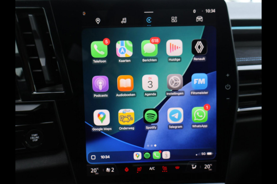 Renault Espace E-TECH FULL HYBRID 200 PK ESPRIT ALPINE 7-PERSOONS MAT GRIJS + MASSAGE | MATRIX LED | HEAD-UP | 360 CAMERA