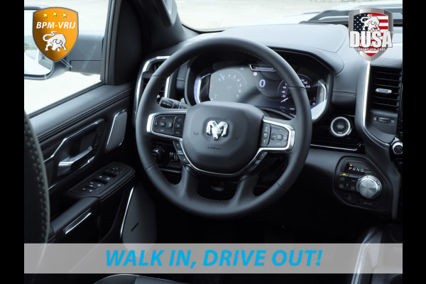 Dodge Ram 1500 | Laramie | Premium | 3.0L I6 Hurricane | Crew Cab | 4X4 | | BPM-VRIJ | Niveau regeling | Passenger Display | Getoonde accessoires zijn verkrijgbaar tegen meerprijs