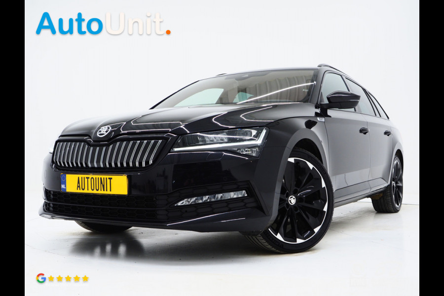 Škoda Superb Combi 1.4 TSI iV Sportline | Sportstoelen | Adaptive Cruise | Trekhaak | Keyless | Camera | Memory | Sfeerlicht