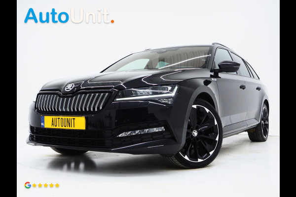 Škoda Superb Combi 1.4 TSI iV Sportline | Sportstoelen | Adaptive Cruise | Trekhaak | Keyless | Camera | Memory | Sfeerlicht