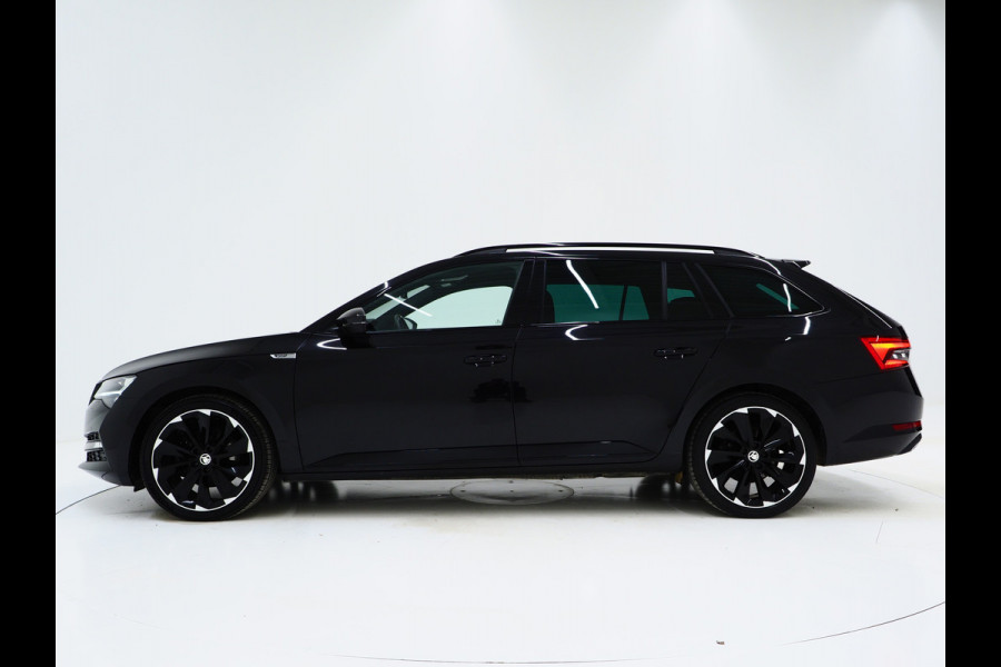 Škoda Superb Combi 1.4 TSI iV Sportline | Sportstoelen | Adaptive Cruise | Trekhaak | Keyless | Camera | Memory | Sfeerlicht