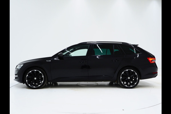Škoda Superb Combi 1.4 TSI iV Sportline | Sportstoelen | Adaptive Cruise | Trekhaak | Keyless | Camera | Memory | Sfeerlicht