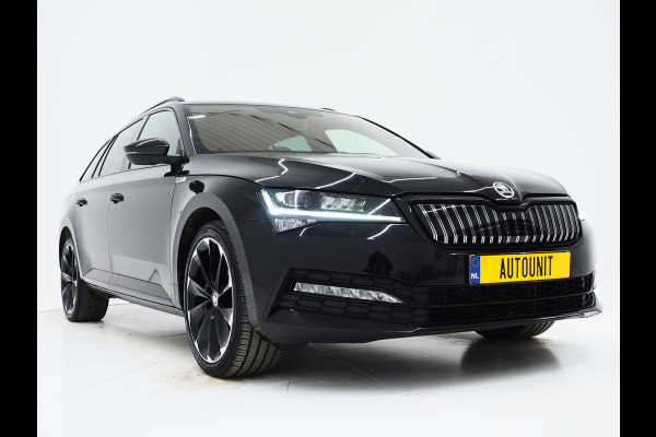 Škoda Superb Combi 1.4 TSI iV Sportline | Sportstoelen | Adaptive Cruise | Trekhaak | Keyless | Camera | Memory | Sfeerlicht