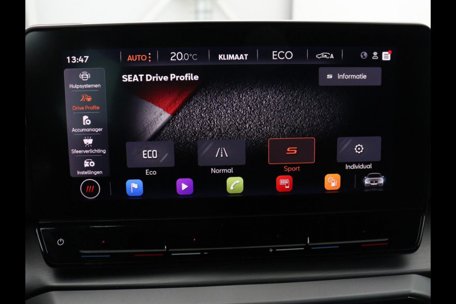 Seat Leon 1.4 TSI eHybrid PHEV FR | Trekhaak | Adaptive cruise | Carplay | Sfeerverlichting | Navigatie | Side Assist | Parkeerhulp | Full LED | Bluetooth | PHEV | Plug In