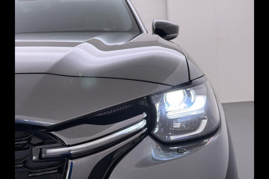 Mazda CX-80 2.5 e-SkyActiv PHEV Homura Plus 6p. 7 PERSOONS| ELEK. ACHTERKLEP | PANO| HEAD-UP | DODE HOEK| ADAPTIVE. CRUISE | ACHTERBANK VERWARMD |BOSE | SUPER COMPLEET!