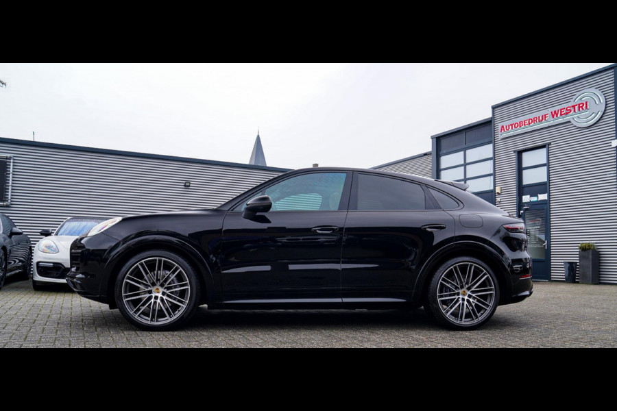 Porsche Cayenne Coupé 3.0 E-Hybrid Platinum Edition | Sport Design | Massage | Adaptieve cruise | Dealer onderhouden | 22 inch |