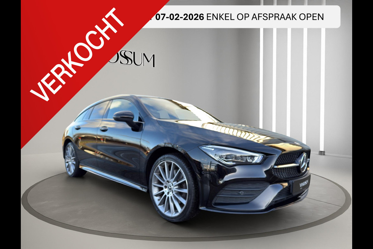Mercedes-Benz CLA-Klasse Shooting Brake 250 e Business Solution AMG Panoramadak | Sfeer | Camera | Stoelverw | 19"| Geheugen stoelen |