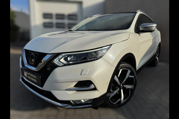 Nissan QASHQAI 1.2 Tekna 360 CAMERA / STOELVERW. / PANO / NAVI / PDC / TREKHAAK / HALF LEDER / CRUISE / ECC / ELEKTR INKL SPIEG