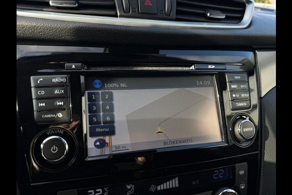Nissan QASHQAI 1.2 Tekna 360 CAMERA / STOELVERW. / PANO / NAVI / PDC / TREKHAAK / HALF LEDER / CRUISE / ECC / ELEKTR INKL SPIEG