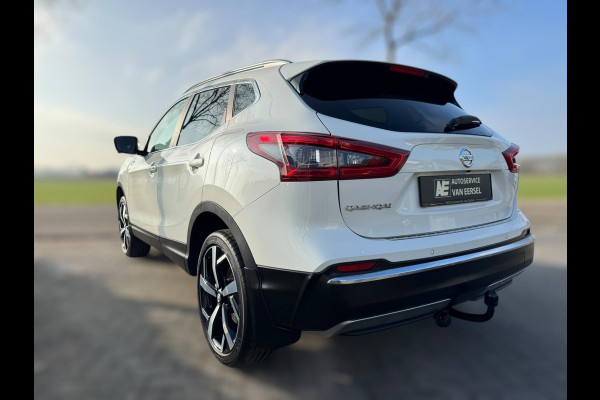Nissan QASHQAI 1.2 Tekna 360 CAMERA / STOELVERW. / PANO / NAVI / PDC / TREKHAAK / HALF LEDER / CRUISE / ECC / ELEKTR INKL SPIEG