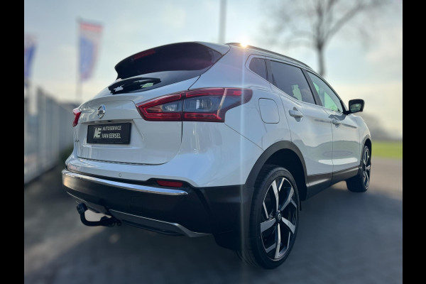 Nissan QASHQAI 1.2 Tekna 360 CAMERA / STOELVERW. / PANO / NAVI / PDC / TREKHAAK / HALF LEDER / CRUISE / ECC / ELEKTR INKL SPIEG