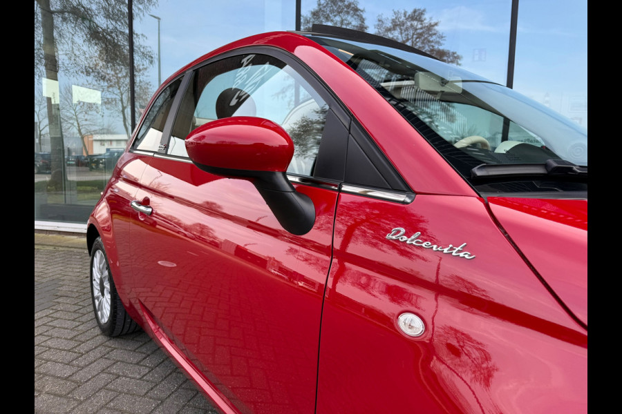 Fiat 500C 1.0 Hybrid Dolcevita - Navi - Airco - Parkeerhulp - 15"LMV