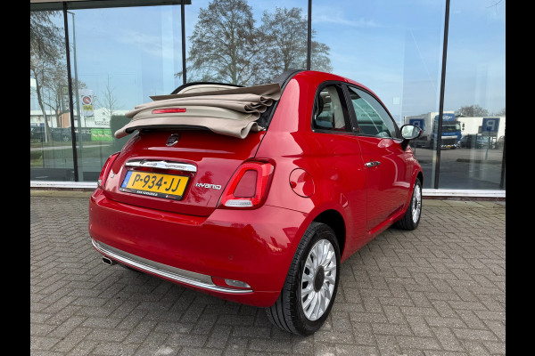 Fiat 500C 1.0 Hybrid Dolcevita - Navi - Airco - Parkeerhulp - 15"LMV