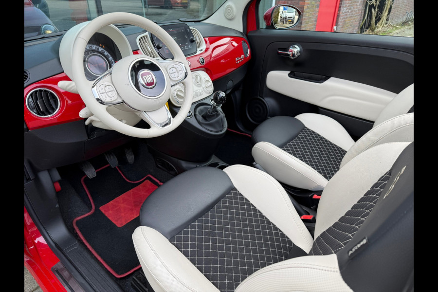 Fiat 500C 1.0 Hybrid Dolcevita - Navi - Airco - Parkeerhulp - 15"LMV