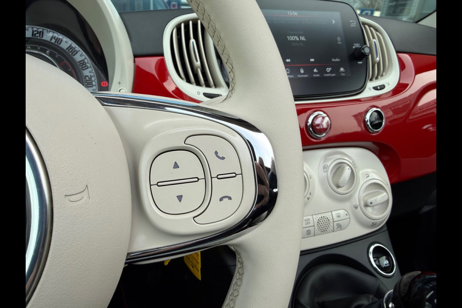 Fiat 500C 1.0 Hybrid Dolcevita - Navi - Airco - Parkeerhulp - 15"LMV