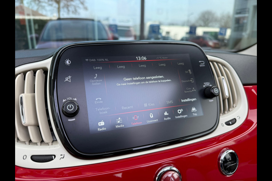 Fiat 500C 1.0 Hybrid Dolcevita - Navi - Airco - Parkeerhulp - 15"LMV