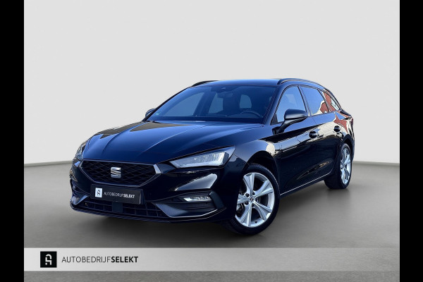 Seat Leon Sportstourer 1.0 eTSI FR | Carplay | Virtual | DAB+ | Navi | Sfeerverlichting | Dealer onderhouden | Allseason banden