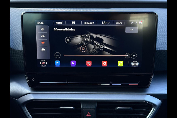 Seat Leon Sportstourer 1.0 eTSI FR | Carplay | Virtual | DAB+ | Navi | Sfeerverlichting | Dealer onderhouden | Allseason banden