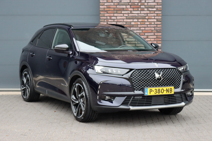 DS 7 Crossback E-Tense 4x4 Louvre | Performance Line | Adaptive Cruise Control | Panoramadak | Massage | Memory | Focal Audio | Stoelventilatie | Surround Camera | Verwarmde Voorruit | Leder |