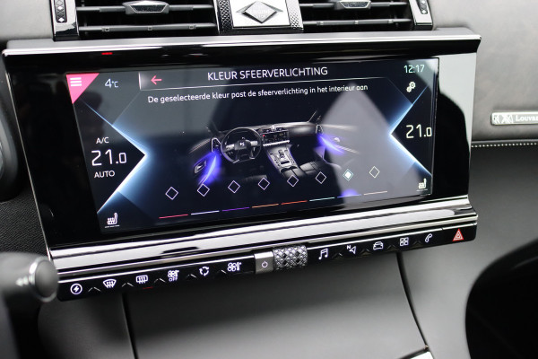 DS 7 Crossback E-Tense 4x4 Louvre | Performance Line | Adaptive Cruise Control | Panoramadak | Massage | Memory | Focal Audio | Stoelventilatie | Surround Camera | Verwarmde Voorruit | Leder |