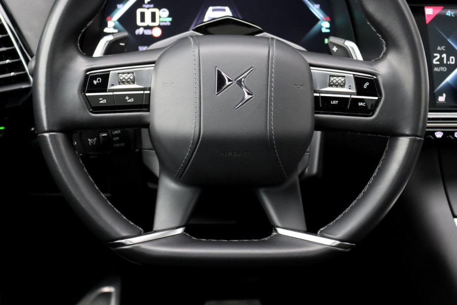 DS 7 Crossback E-Tense 4x4 Louvre | Performance Line | Adaptive Cruise Control | Panoramadak | Massage | Memory | Focal Audio | Stoelventilatie | Surround Camera | Verwarmde Voorruit | Leder |