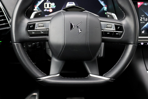 DS 7 Crossback E-Tense 4x4 Louvre | Performance Line | Adaptive Cruise Control | Panoramadak | Massage | Memory | Focal Audio | Stoelventilatie | Surround Camera | Verwarmde Voorruit | Leder |
