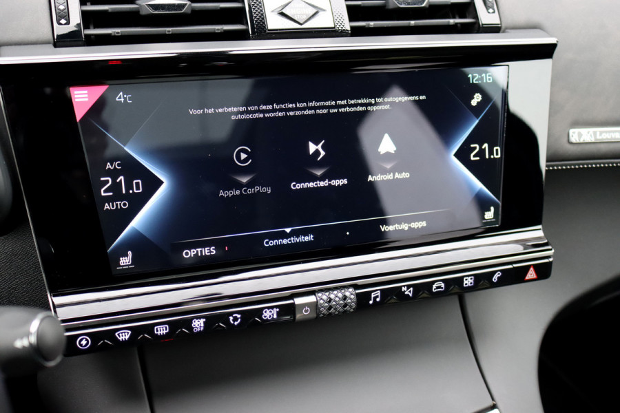 DS 7 Crossback E-Tense 4x4 Louvre | Performance Line | Adaptive Cruise Control | Panoramadak | Massage | Memory | Focal Audio | Stoelventilatie | Surround Camera | Verwarmde Voorruit | Leder |