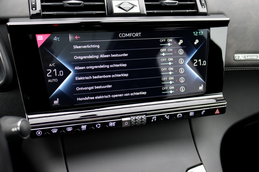 DS 7 Crossback E-Tense 4x4 Louvre | Performance Line | Adaptive Cruise Control | Panoramadak | Massage | Memory | Focal Audio | Stoelventilatie | Surround Camera | Verwarmde Voorruit | Leder |