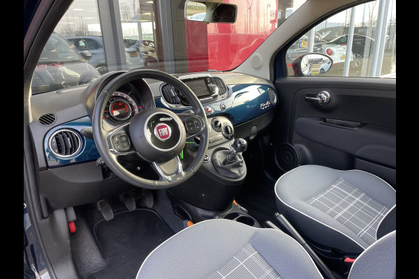 Fiat 500C TwinAir Turbo Lounge | Navigatie | Cruise Control | 16" velgen