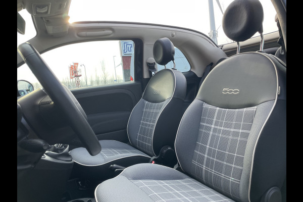 Fiat 500C TwinAir Turbo Lounge | Navigatie | Cruise Control | 16" velgen
