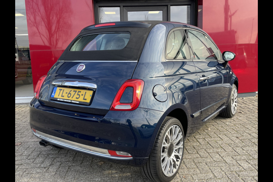 Fiat 500C TwinAir Turbo Lounge | Navigatie | Cruise Control | 16" velgen