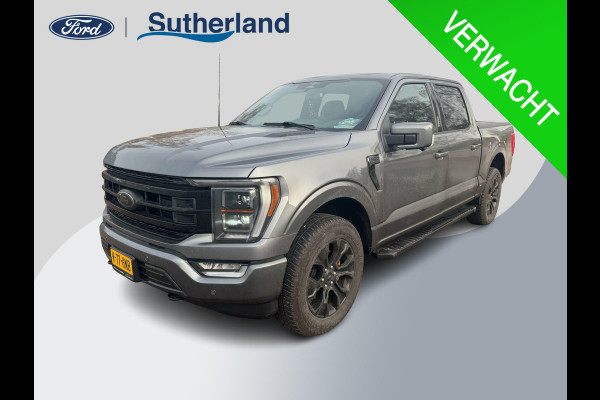Ford USA F-150 5.0 V8 SuperCrew Lariat 401pk Automaat | 5 persoons  | Grijs kenteken | Lederen Bekleding | Trekhaak | LPG | 4x4 | 3.500kg Trekgewicht