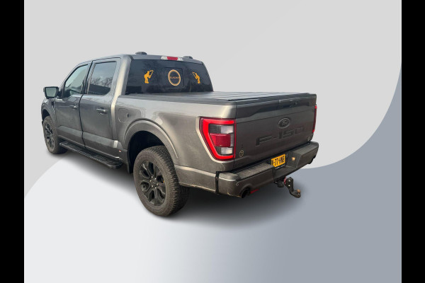 Ford USA F-150 5.0 V8 SuperCrew Lariat 401pk Automaat | 5 persoons  | Grijs kenteken | Lederen Bekleding | Trekhaak | LPG | 4x4 | 3.500kg Trekgewicht