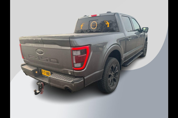 Ford USA F-150 5.0 V8 SuperCrew Lariat 401pk Automaat | 5 persoons  | Grijs kenteken | Lederen Bekleding | Trekhaak | LPG | 4x4 | 3.500kg Trekgewicht