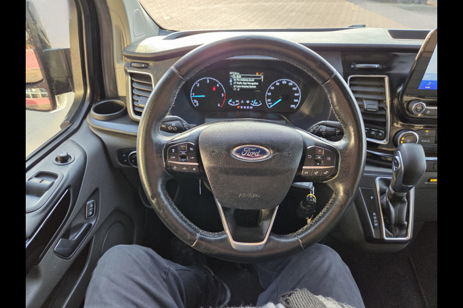 Ford Transit Custom 300 2.0 TDCI 170PK L2H1 Limited Dubbelcabine Automaat Airco | Adap.Cruise | Navi | Camera | Schuifdeur links en rechts