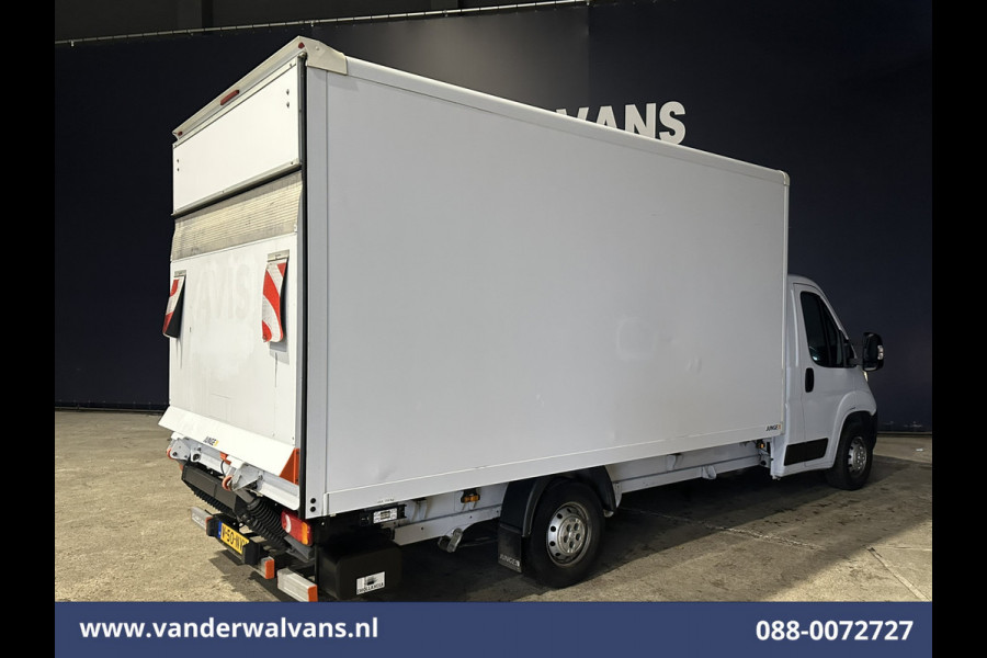 Peugeot Boxer 2.2 BlueHDi 141pk Bakwagen Laadklep Euro6 Airco | 1055kg laadvermogen | Cruisecontrol Bijrijdersbank.