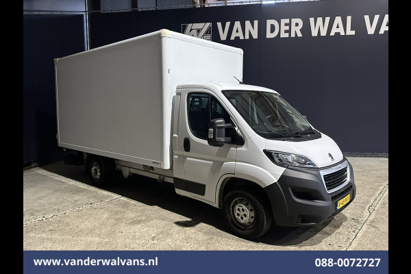 Peugeot Boxer 2.2 BlueHDi 141pk Bakwagen Laadklep Euro6 Airco | 1055kg laadvermogen | Cruisecontrol Bijrijdersbank.