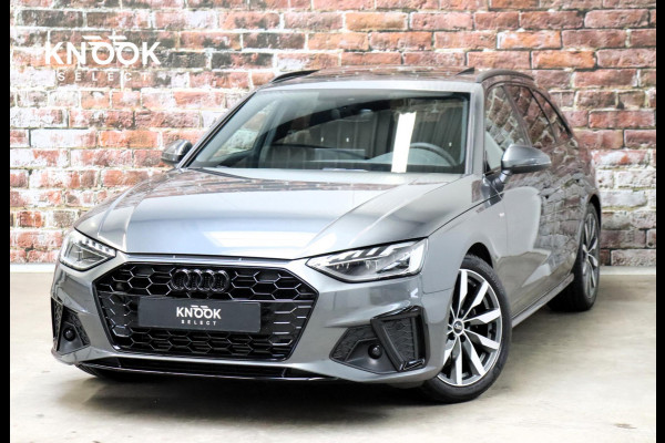 Audi A4 Avant 35 TFSI S Edition Competition Automaat / Panoramadak / Optic Black / Adaptieve Cruise Control / 18 Inch / LED / Stoelverwarming / Navigatiesysteem / Achteruitrijcamera / Extra Getint Glas / Climate Control